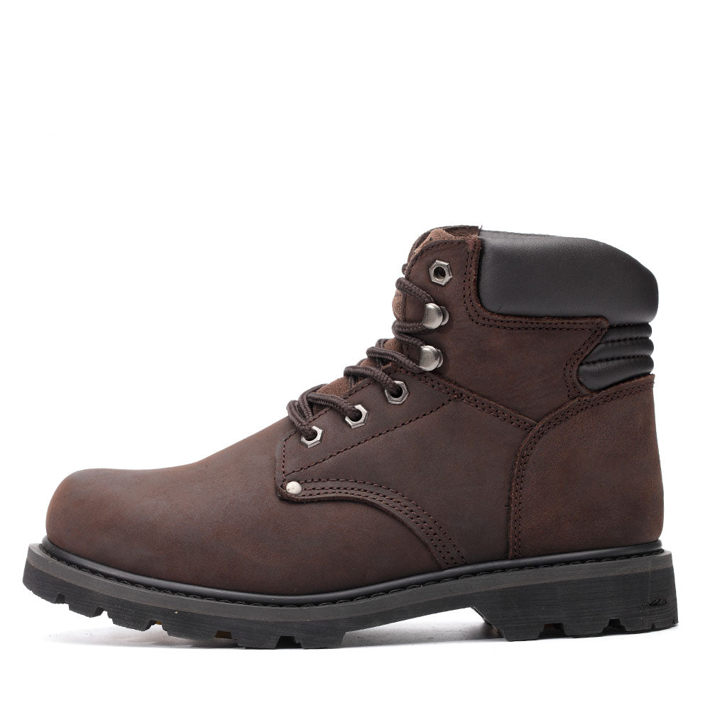 WG-537 Waterproof Goodyear-Welted Leather Work Safety Shoes – Steel Toe & Steel Plate