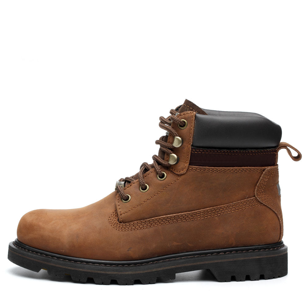 WG-530 Nubuck Leather Middle-Cut Work Boots – Steel Toe & Steel Plate