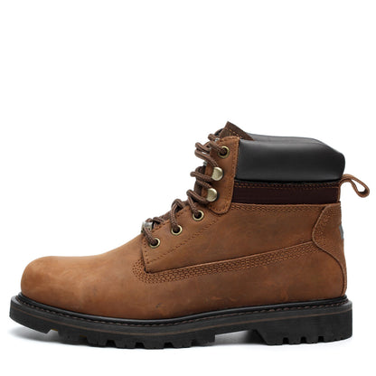 WG-530 Nubuck Leather Middle-Cut Work Boots – Steel Toe & Steel Plate