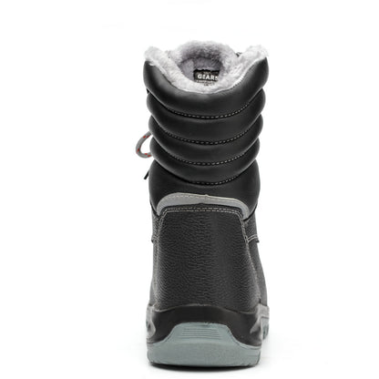 WG-905 Genuine Leather Winter High-Knee Safety Boots | OEM/ODM