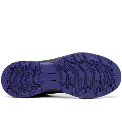 WG-128 Flyknit Safety Shoes – Steel Toe Cap, Breathable & Anti-Static