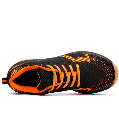 WG-126 Flyknit Safety Shoes – Anti-Smashing, Anti-Piercing & Anti-Static