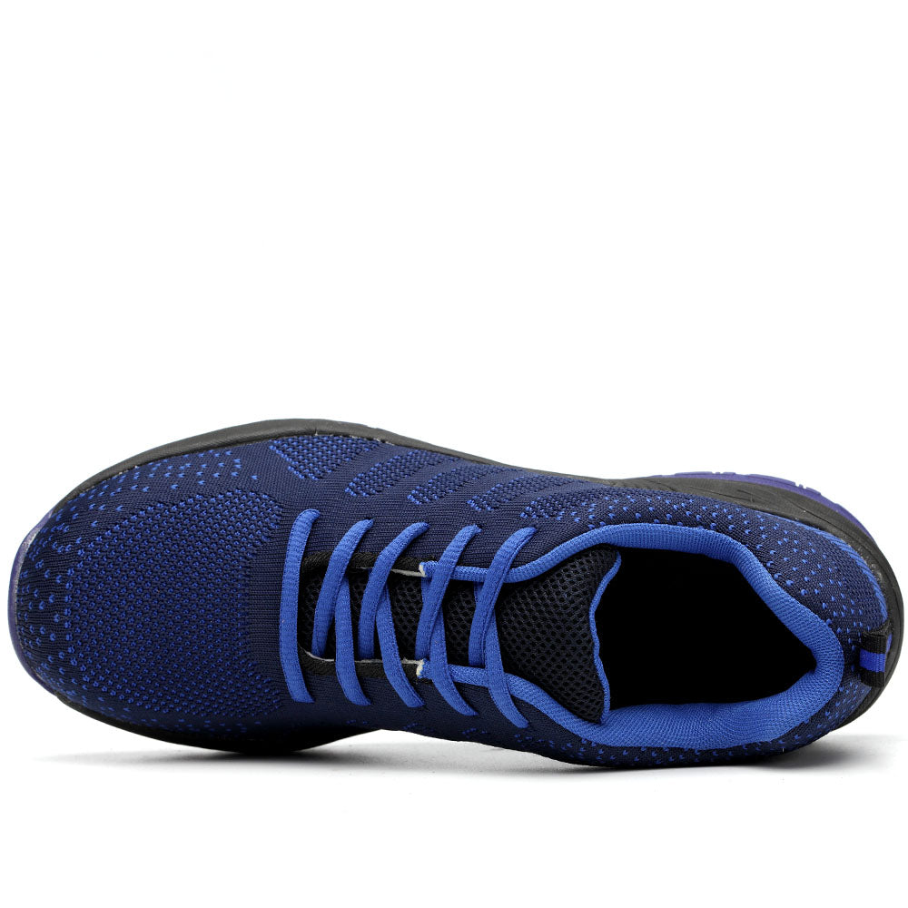 WG-128 Flyknit Safety Shoes – Steel Toe Cap, Breathable & Anti-Static