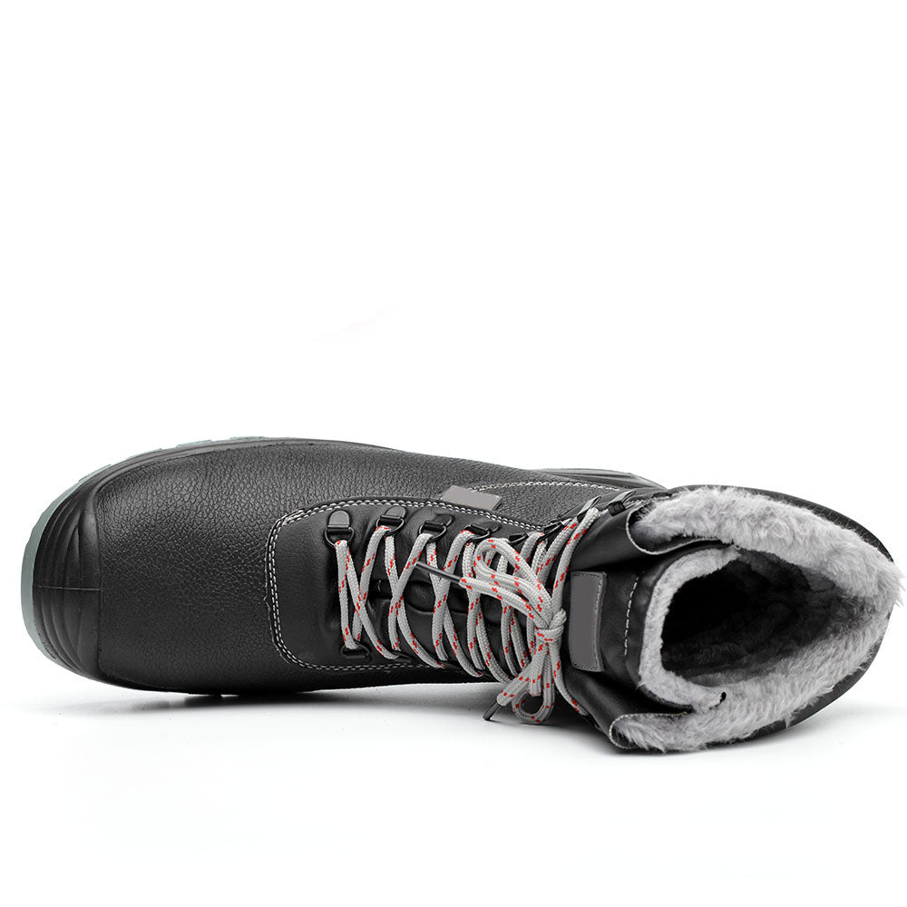 WG-905 Genuine Leather Winter High-Knee Safety Boots | OEM/ODM