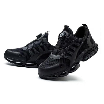 HJ-320 Flyknit Steel Toe Work Shoes with BOA Closure - Stab-Resistant Safety Sneakers