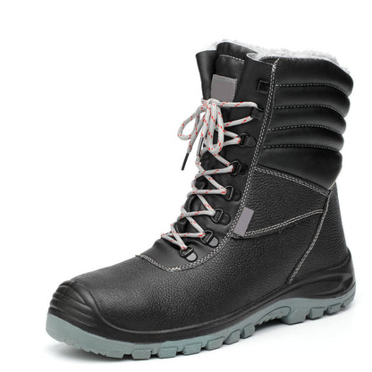 WG-905 Genuine Leather Winter High-Knee Safety Boots | OEM/ODM