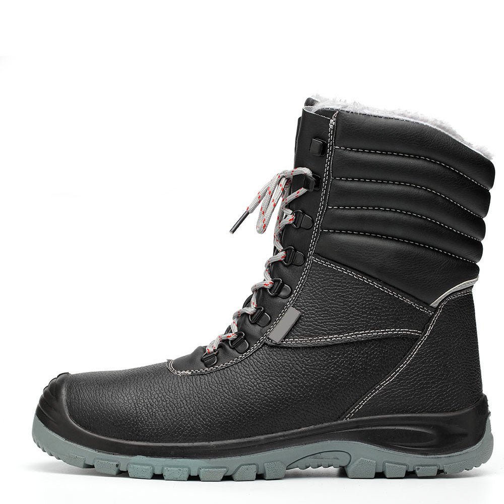 WG-905 Genuine Leather Winter High-Knee Safety Boots | OEM/ODM