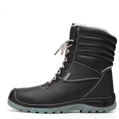 WG-905 Genuine Leather Winter High-Knee Safety Boots | OEM/ODM