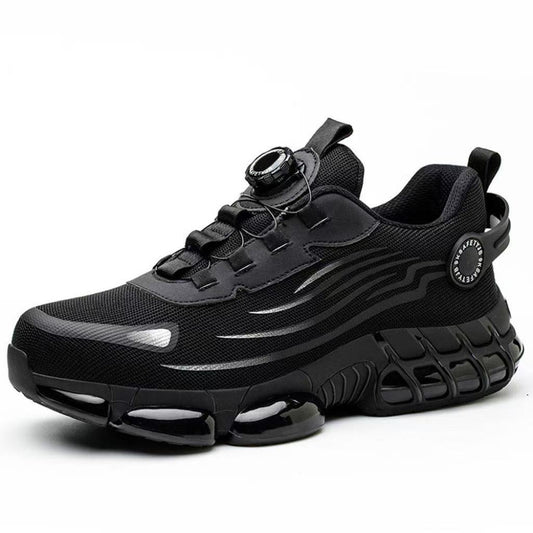 HJ-315 Flyknit Steel Toe Work Shoes with BOA Closure - Stab-Resistant Safety Sneakers