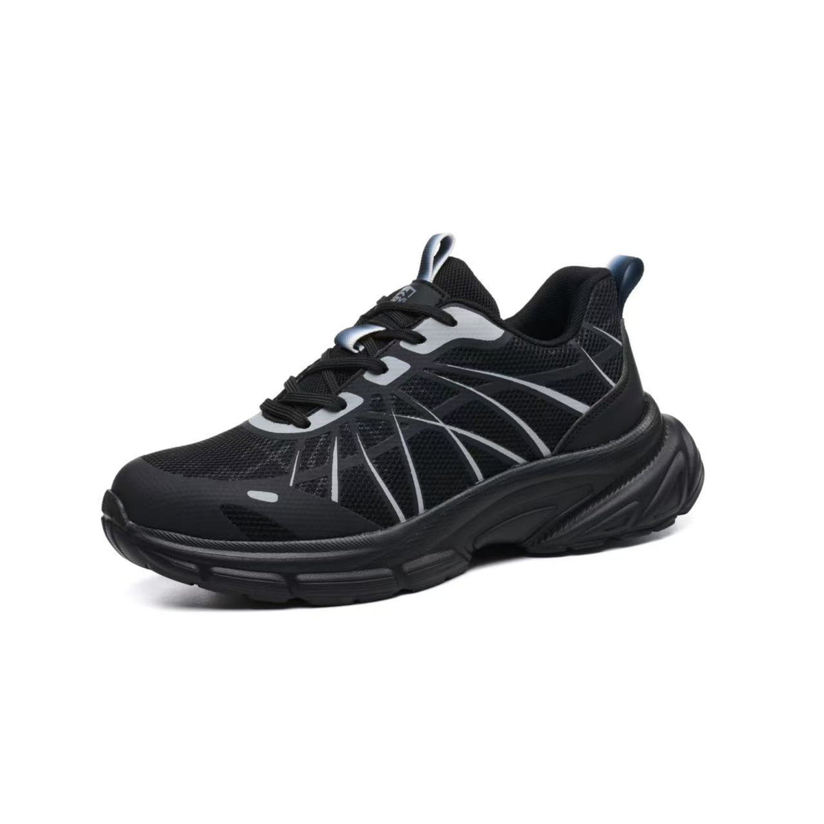 HJ-386 Flyknit Steel Toe Work Shoes - Impact & Stab-Resistant Safety Sneakers