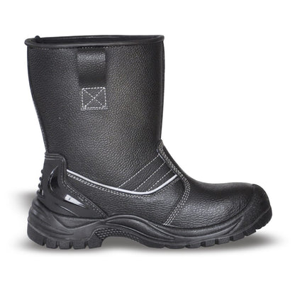 WG-9012 High-Cut Cow Leather Safety Boots – Steel Toe & Steel Plate
