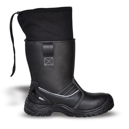 WG-9012 High-Cut Cow Leather Safety Boots – Steel Toe & Steel Plate