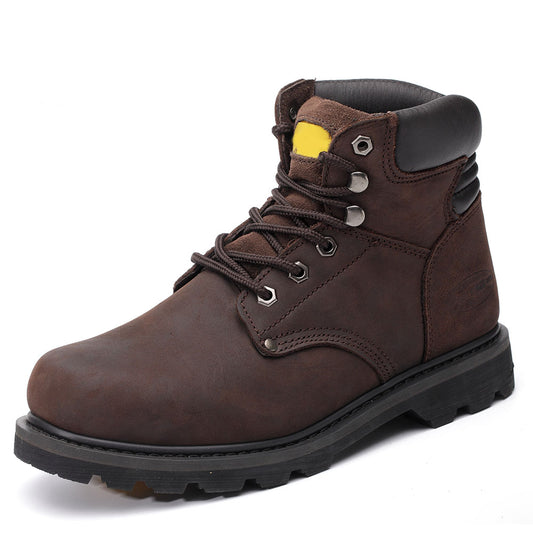 WG-537 Waterproof Goodyear-Welted Leather Work Safety Shoes – Steel Toe & Steel Plate